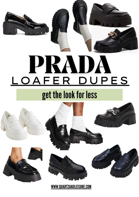 prada monolith loafer dupe|prada chunky loafers dupe.